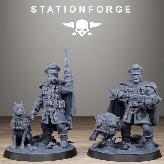 Commandant honoré GrimGuard (x2) - JDR - Wargaming - Grimdark