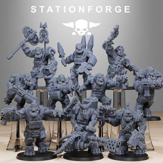 Orkaz Spec Team (x10) - TTRPG - Wargaming - Grimdark