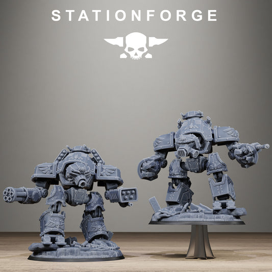 Grimguard MechGuard (x2) War Construct - TTRPG - Wargaming - Grimdark