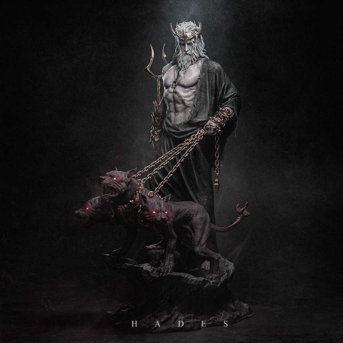 Hades Sculpture (75mm to 500mm) - Unassembled/Unpainted/3D Print