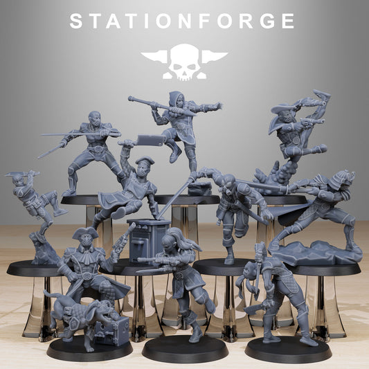 GrimCorp Jesters (x10) TTRPG - Wargaming - Grimdark