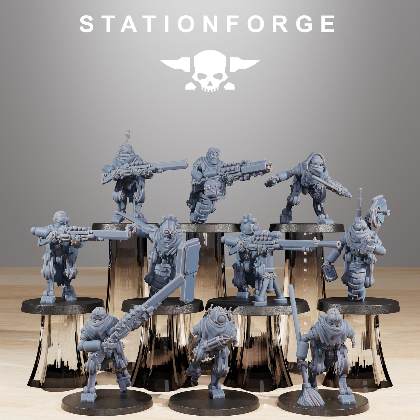 Scavenger Halflings (x10) - by Station Forge - TTRPG - Wargaming - Grimdark