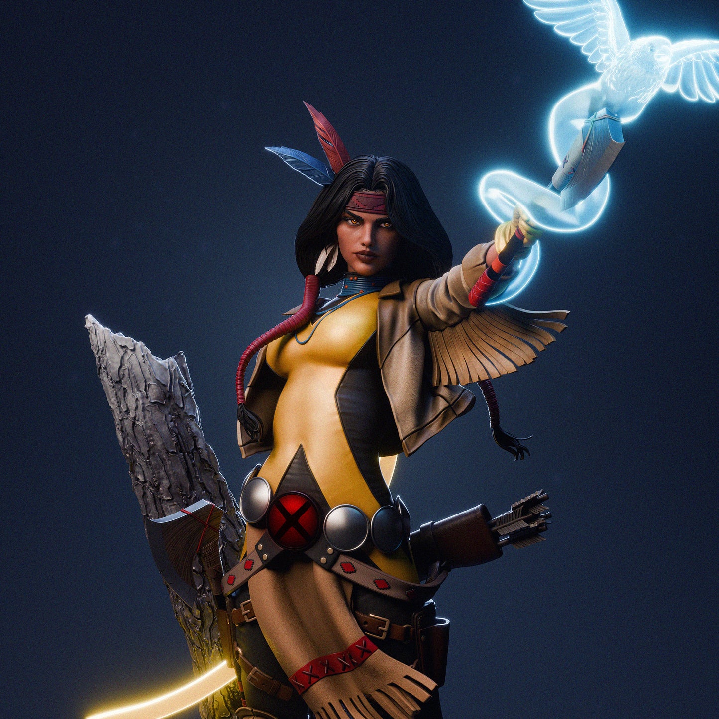 X-Men - Dani Moonstar Mirage Sculpture