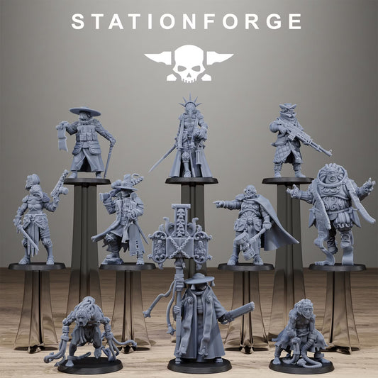 GrimCorp Stragglers (x10) - TTRPG - Wargaming - Grimdark