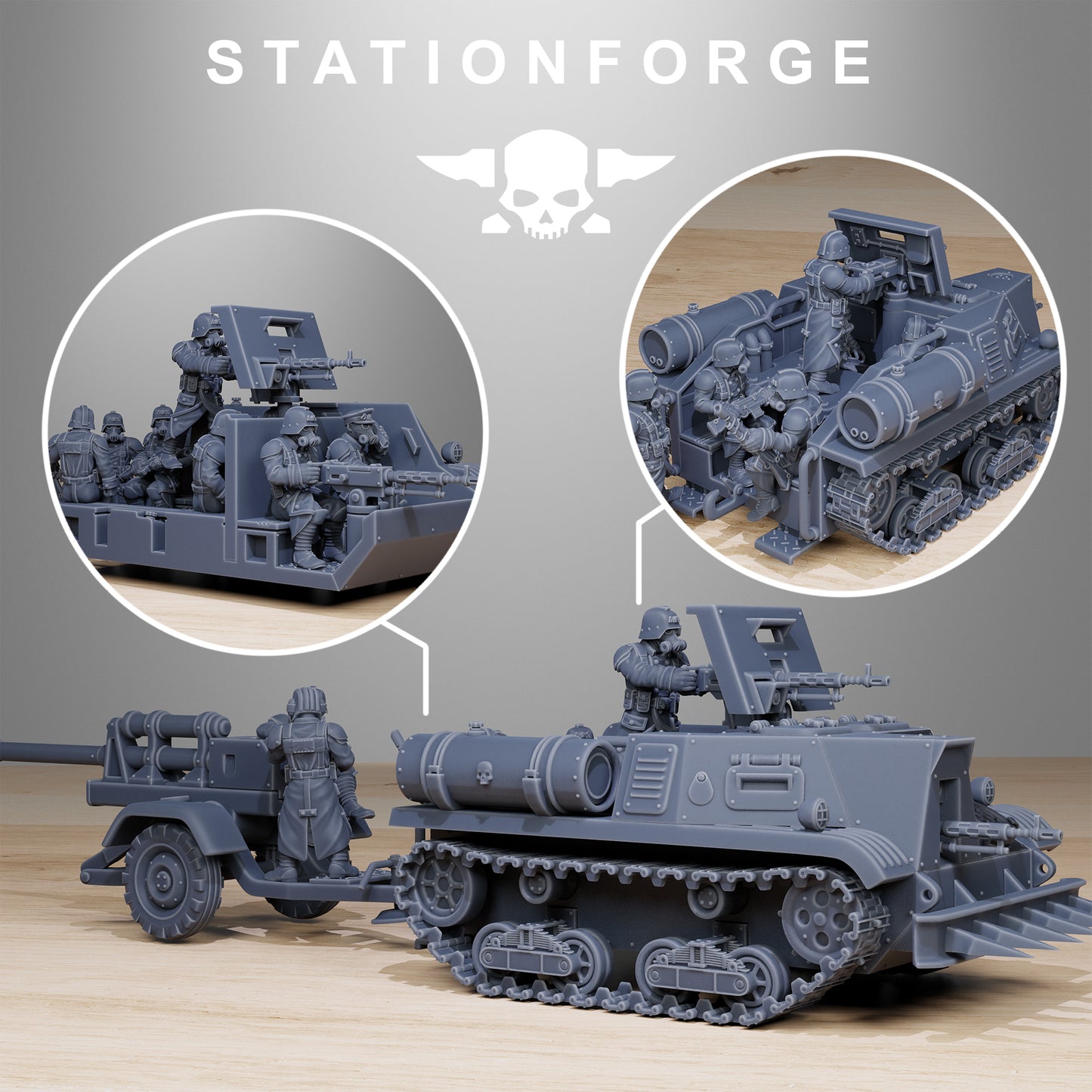 GrimGuard Tankette - TTRPG - Wargaming - Grimdark