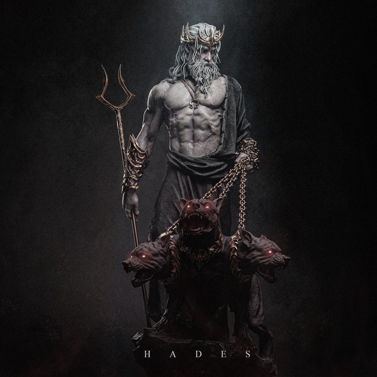 Hades Sculpture (75mm to 500mm) - Unassembled/Unpainted/3D Print