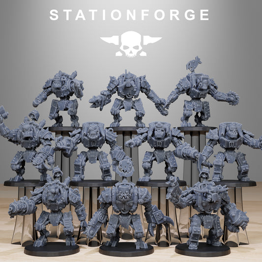 Orkaz Bots Infantry (x10) - TTRPG - Wargaming - Grimdark
