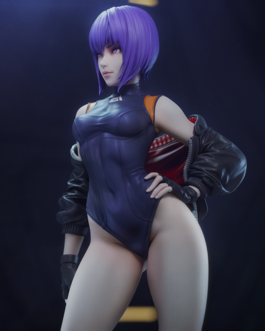 Motoko Kusanagi Sculpture (75mm to 500mm) - Unassembled/Unpainted/3D Print