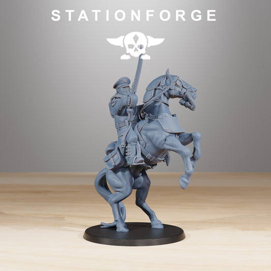 GrimGuard Cavalry Captain - TTRPG - Wargaming - Grimdark