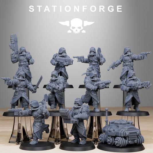 GrimGuard Bombardiers (x10) - TTRPG - Wargaming - Sci-Fi - Grimdark