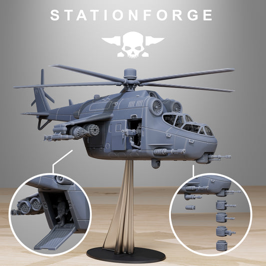 GrimGuard Helicopter - TTRPG - Wargaming - Grimdark
