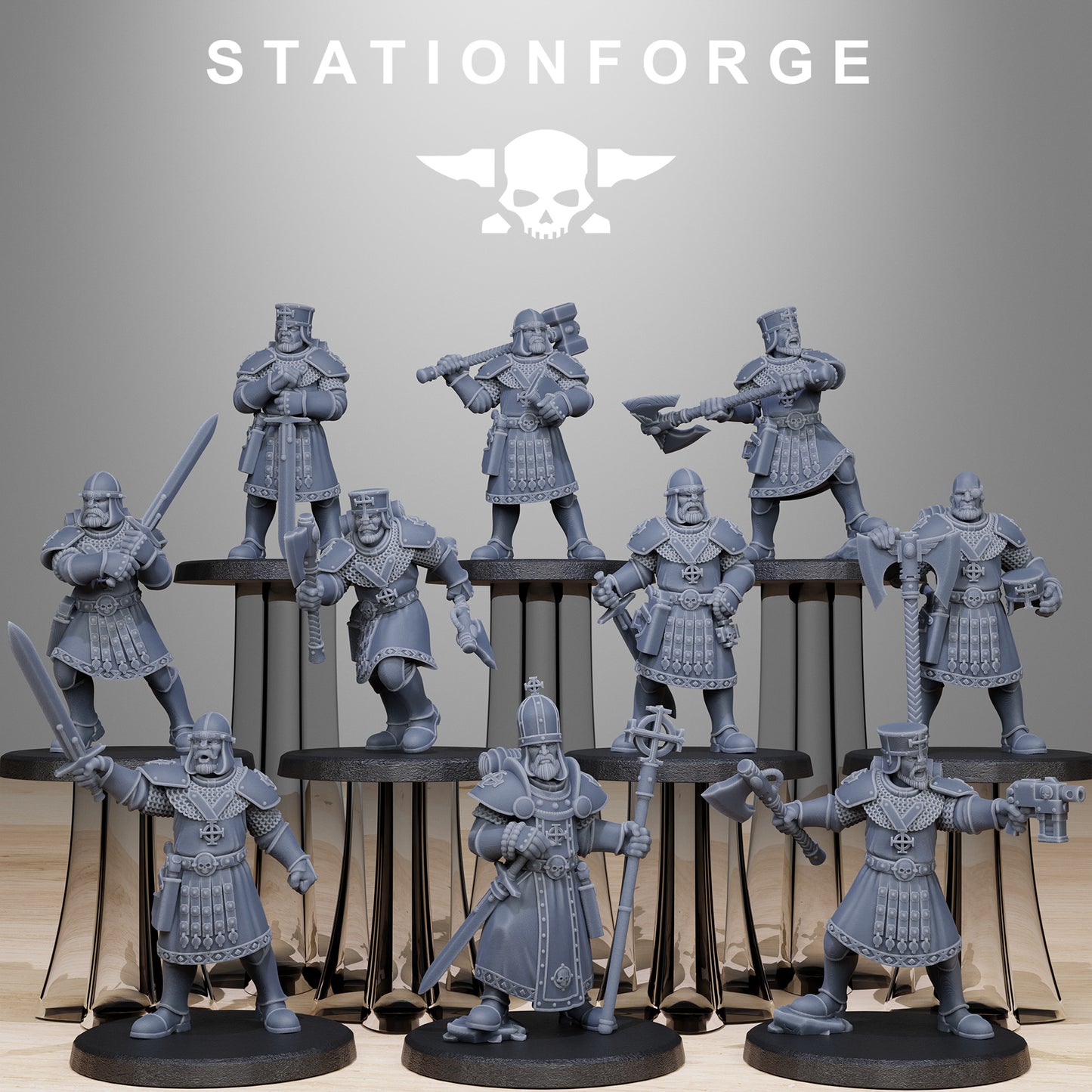 Vodalites Melee Infantry (x10) - TTRPG - Wargaming - Grimdark