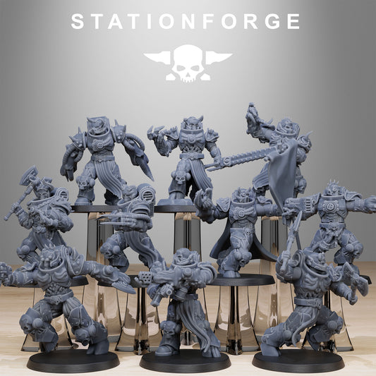 Socratis Corrupted Mutants (x10) - TTRPG - Wargaming - Sci-Fi - Grimdark