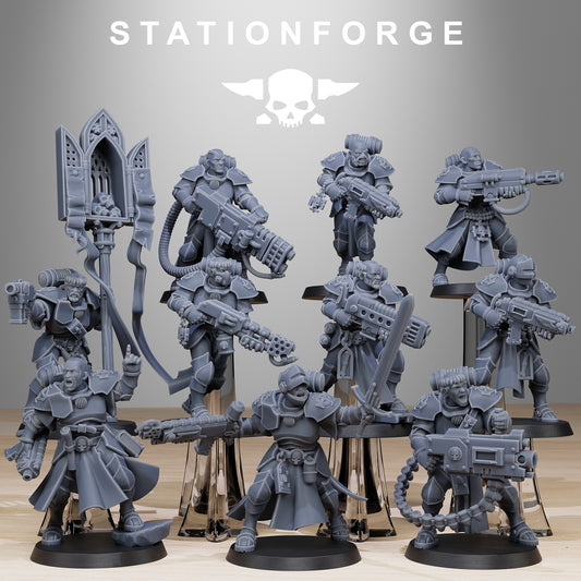 Vodalites Brotherhood (x10) TTRPG - Wargaming - Sci-Fi - Grimdark
