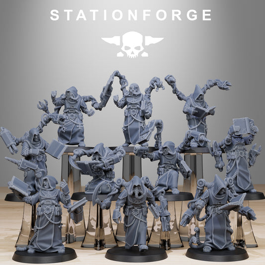 Scavenger Monks (x10) - TTRPG - Wargaming - Sci-Fi - Grimdark