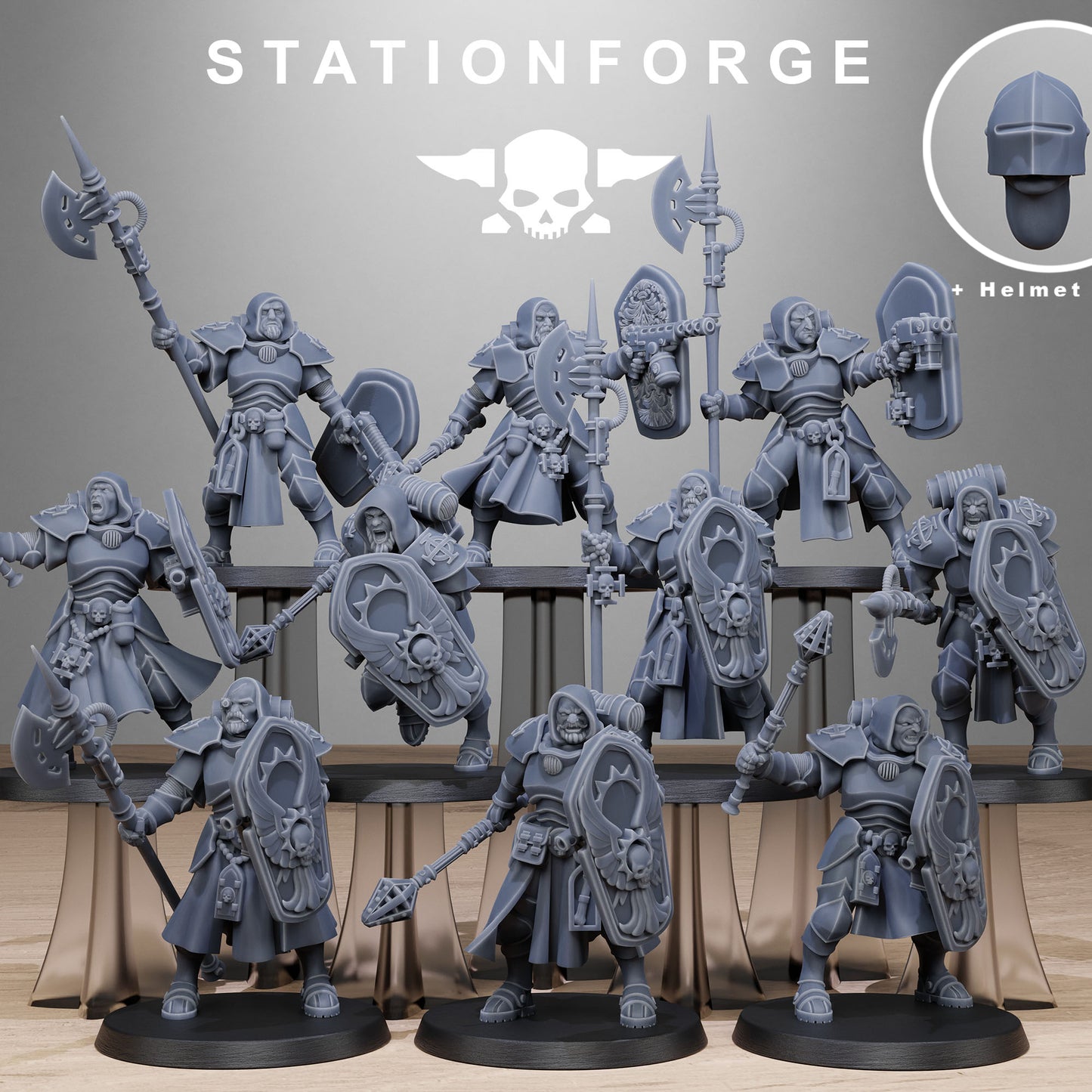 Vodalites Purifiers (x10) - TTRPG - Wargaming - Sci-Fi - Grimdark