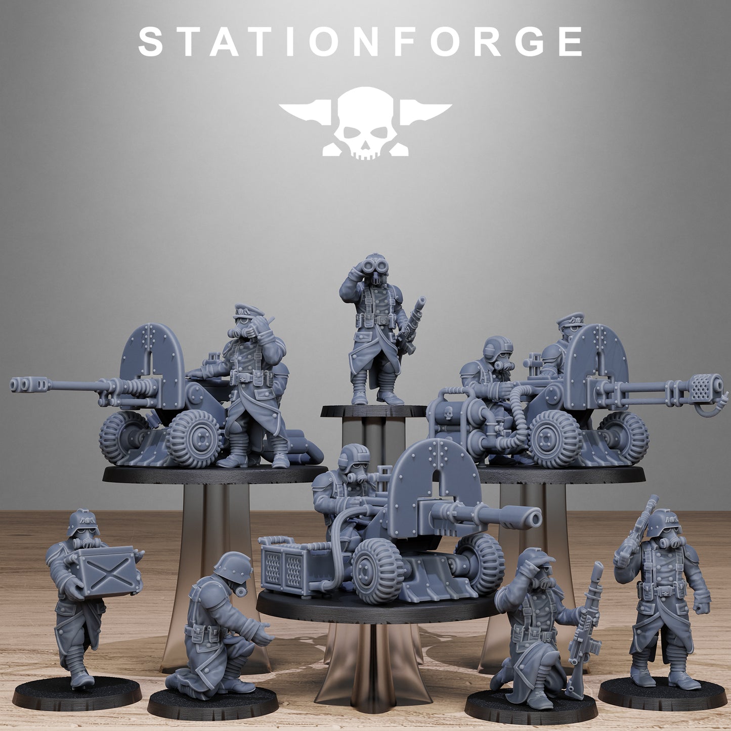 GrimGuard Battle Weapons 2.0 (x3) - TTRPG - Wargaming - Sci-Fi - Grimdark