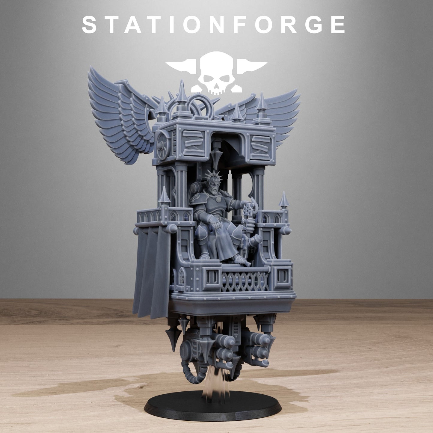Vodalites Flying Throne - TTRPG - Wargaming - Sci-Fi - Grimdark