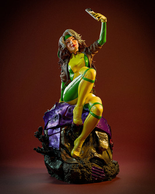X-Men: Rogue Sculpture (75mm to 500mm) - Unassembled/Unpainted/3D Print