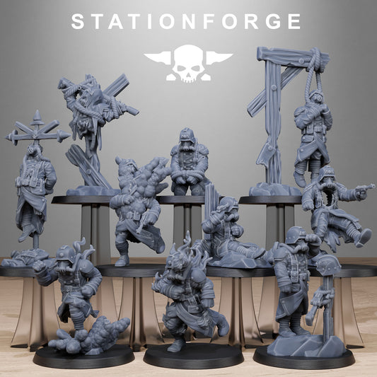 GrimGuard Objective Markers (x10) - TTRPG - Wargaming - Grimdark