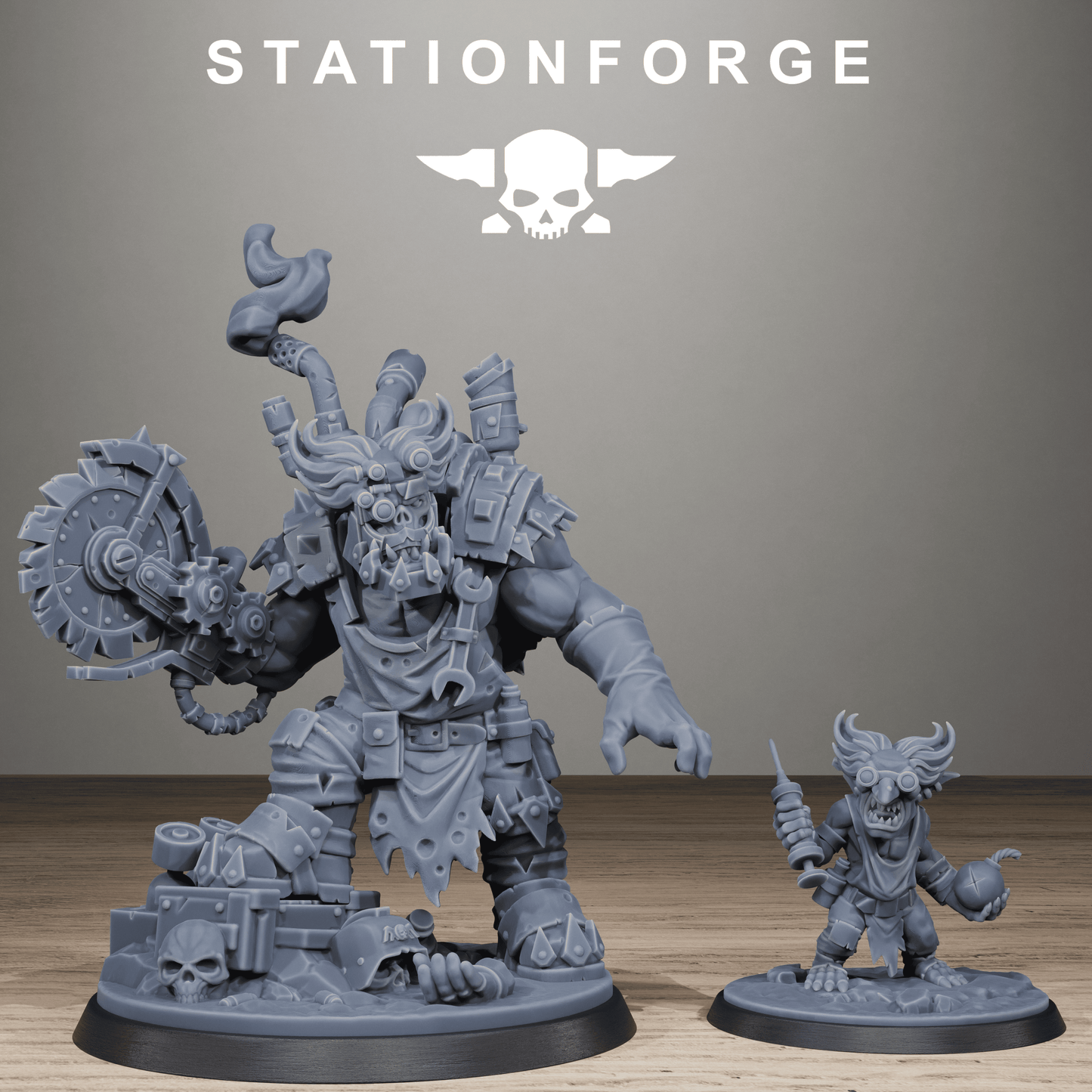 Orkaz Mad Scientist (x2) - TTRPG - Wargaming - Grimdark