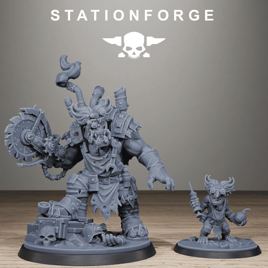 Orkaz Mad Scientist (x2) - TTRPG - Wargaming - Grimdark