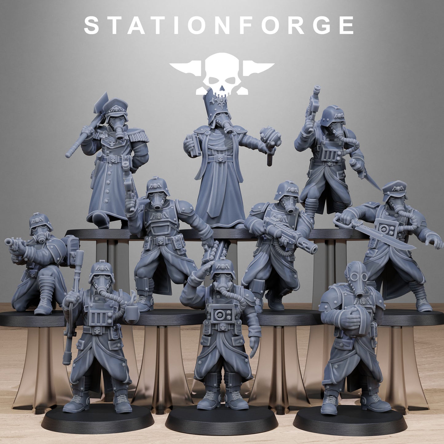 GrimGuard Vigils (x10) -TTRPG - Wargaming - Grimdark