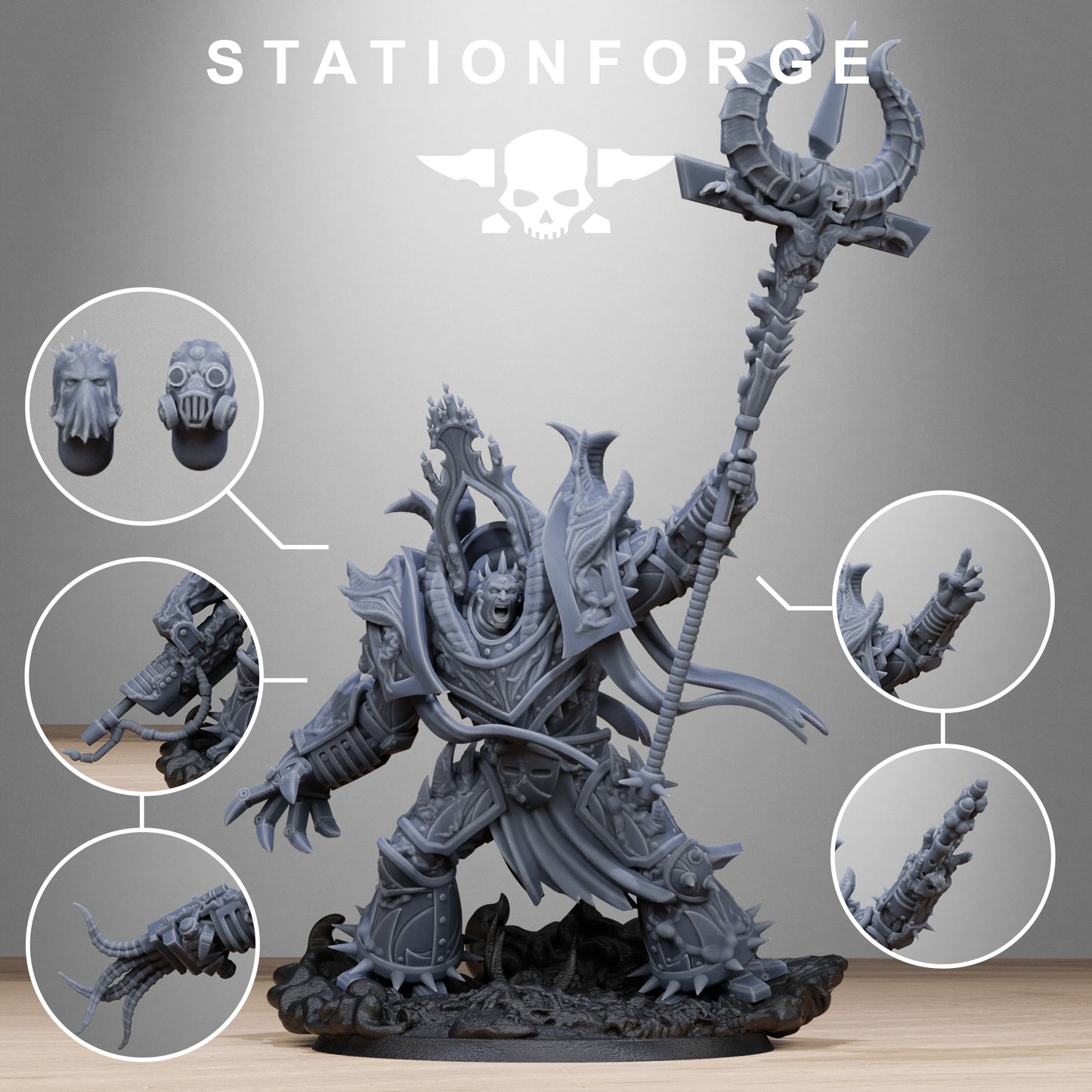 Corrupted Guard King Brute - TTRPG - Wargaming - Grimdark
