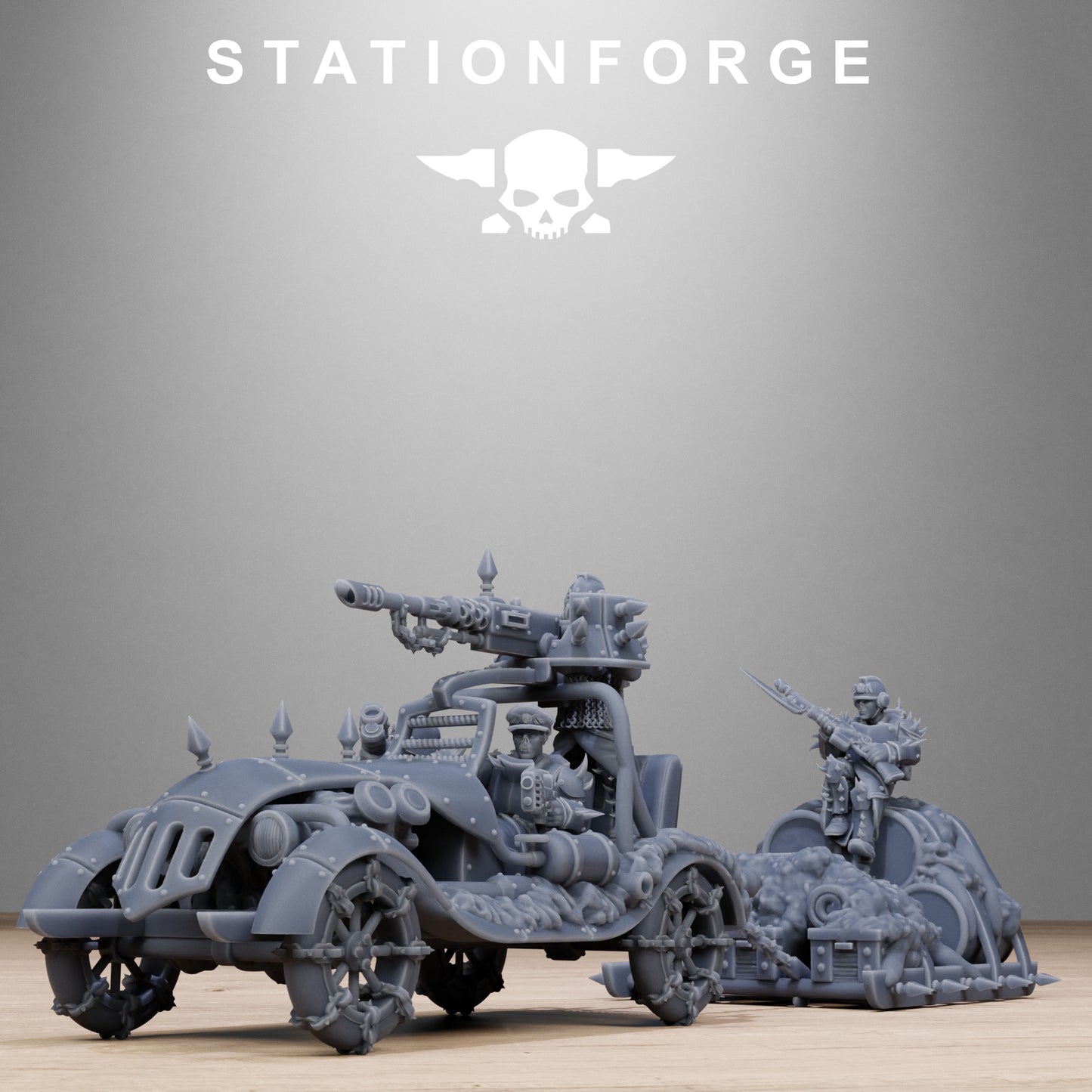 Corrupted Bloody Convoy (x2) - by Station Forge - TTRPG - Wargaming - Grimdark