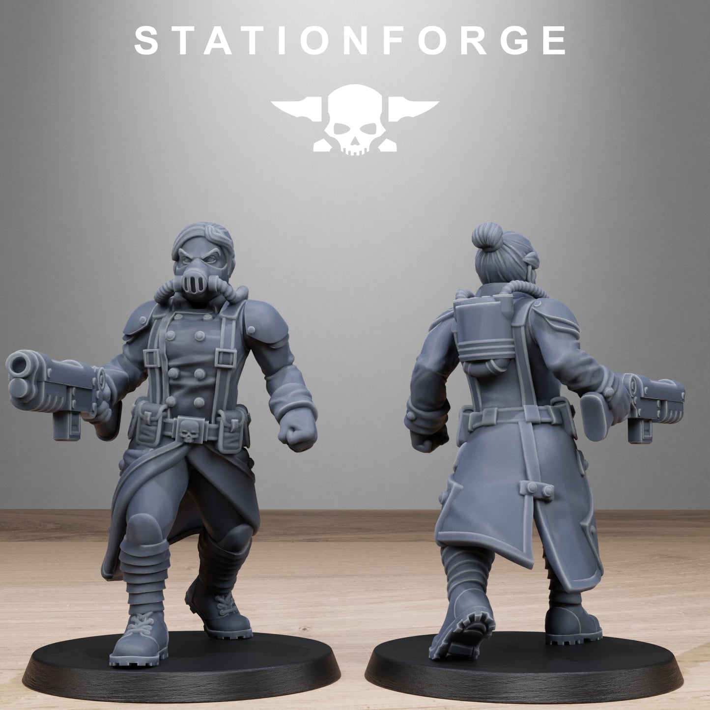 GrimGuard Steel Sisters (x10) TTRPG - Wargaming - Grimdark
