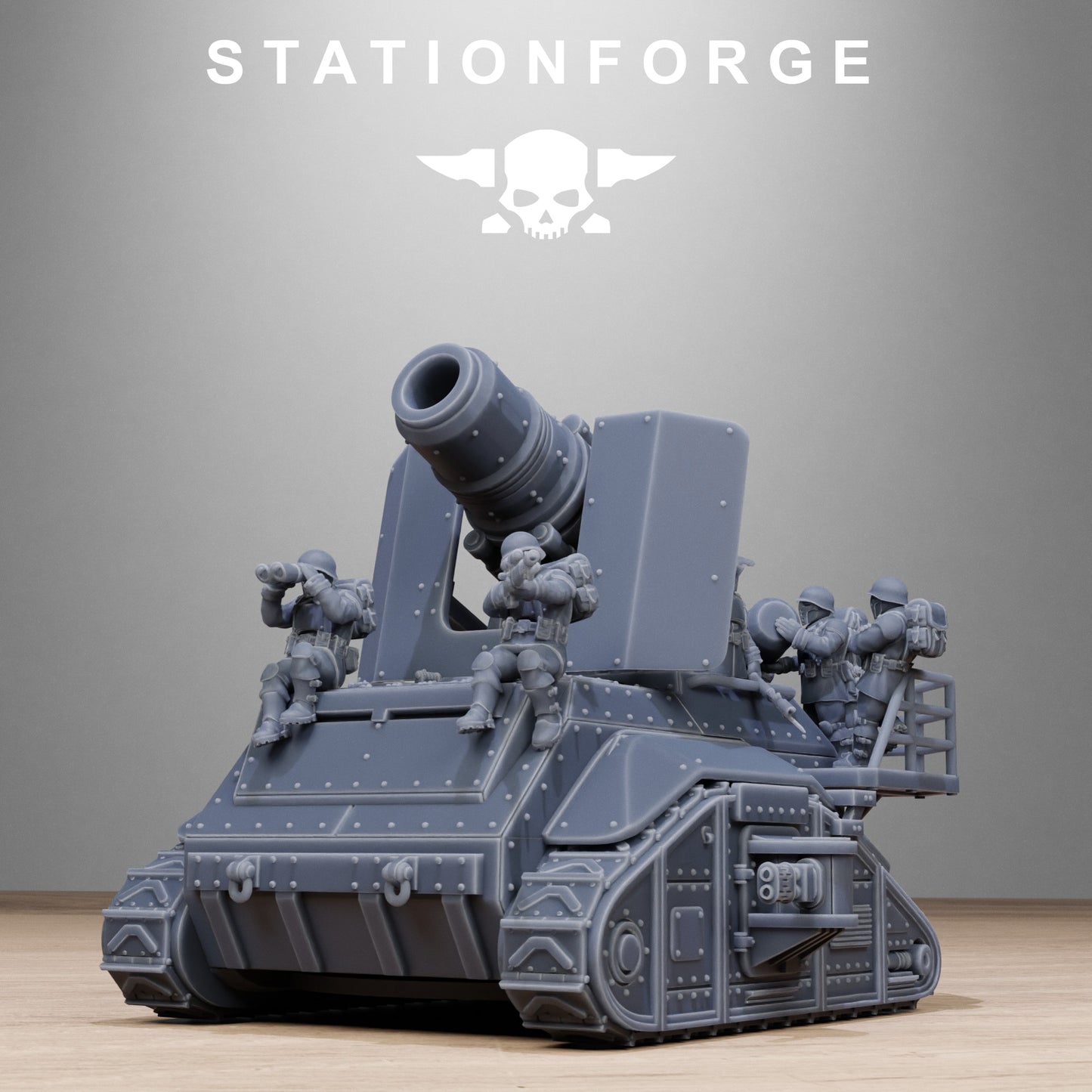 Freeguard Artillery Mini Tank - by Station Forge - TTRPG - Wargaming - Grimdark
