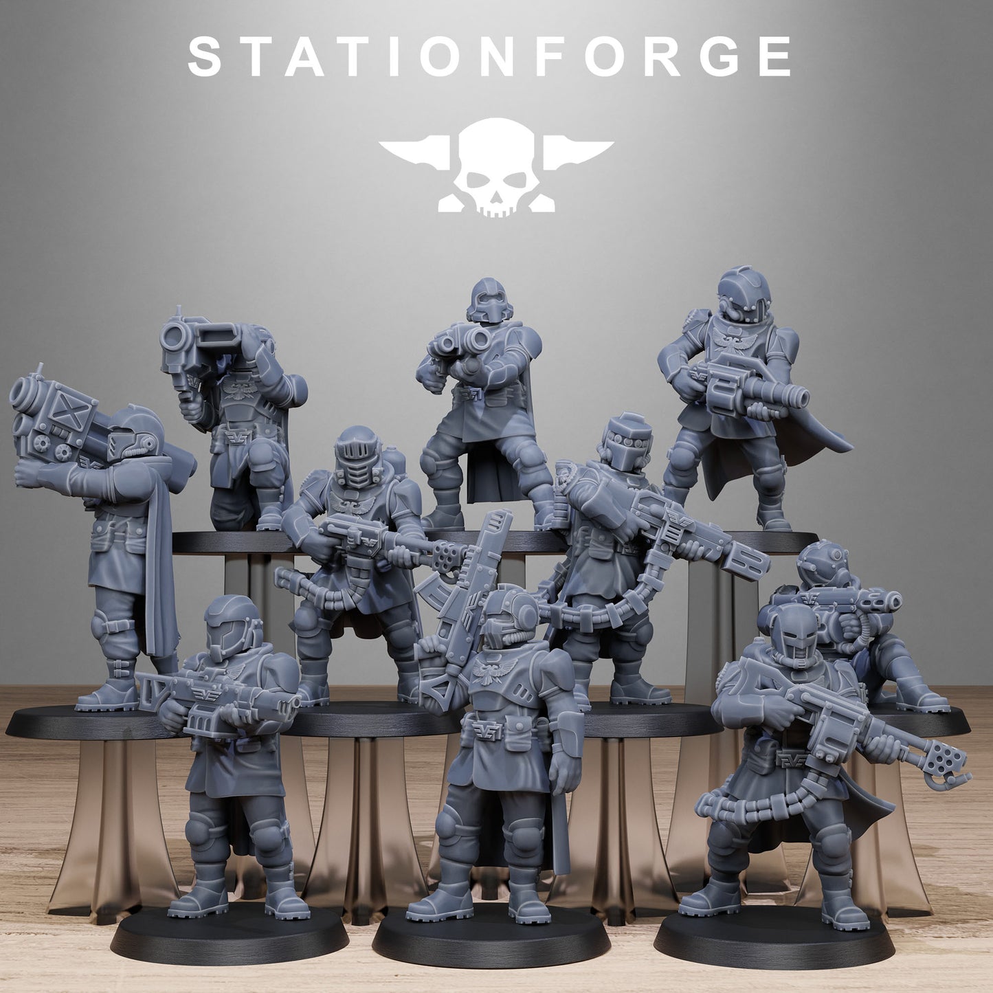 Vaskar Patrol (x10) - TTRPG - Wargaming - Sci-Fi - Grimdark