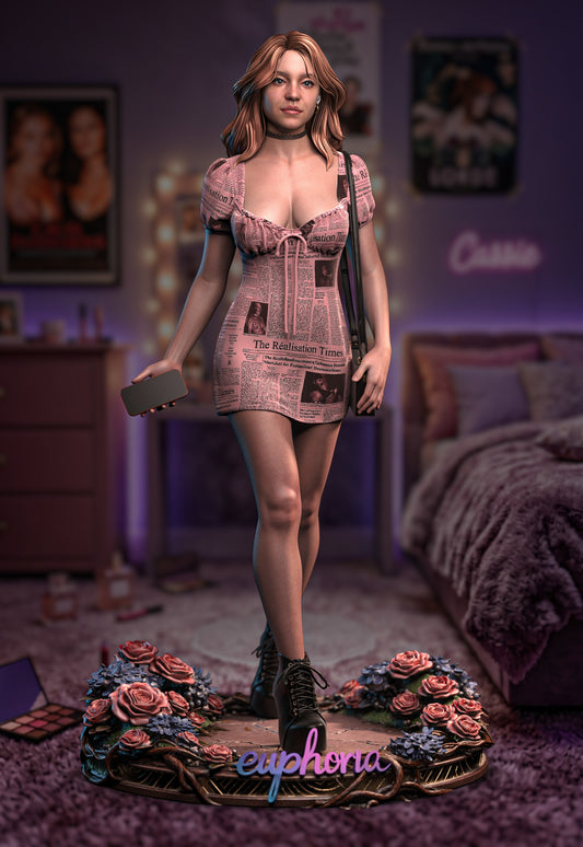 Cassie Howard SFW/NSFW Sculpture (75mm to 500mm) - Euphoria - Unassembled/Unpainted/3D Print