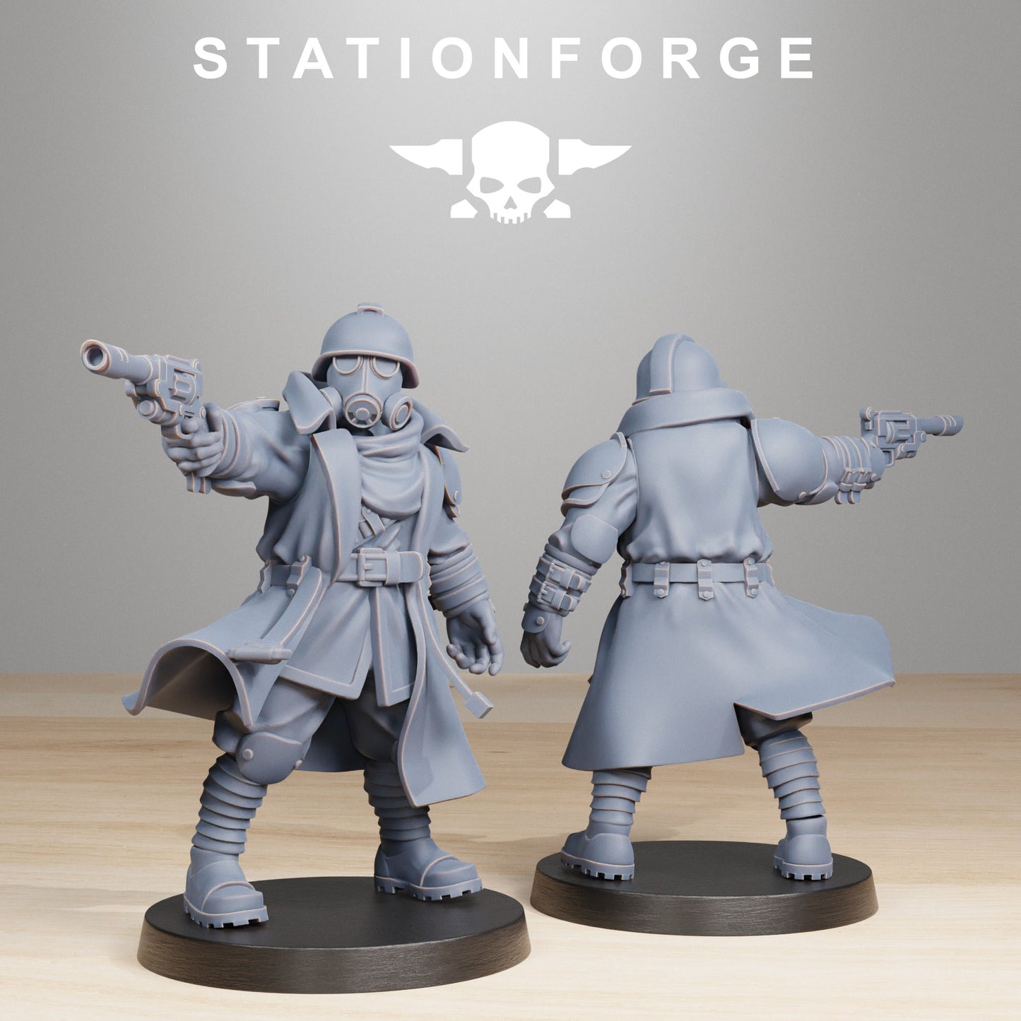 GrimGuard Scorchers Officers (x2) - TTRPG - Wargaming - Grimdark