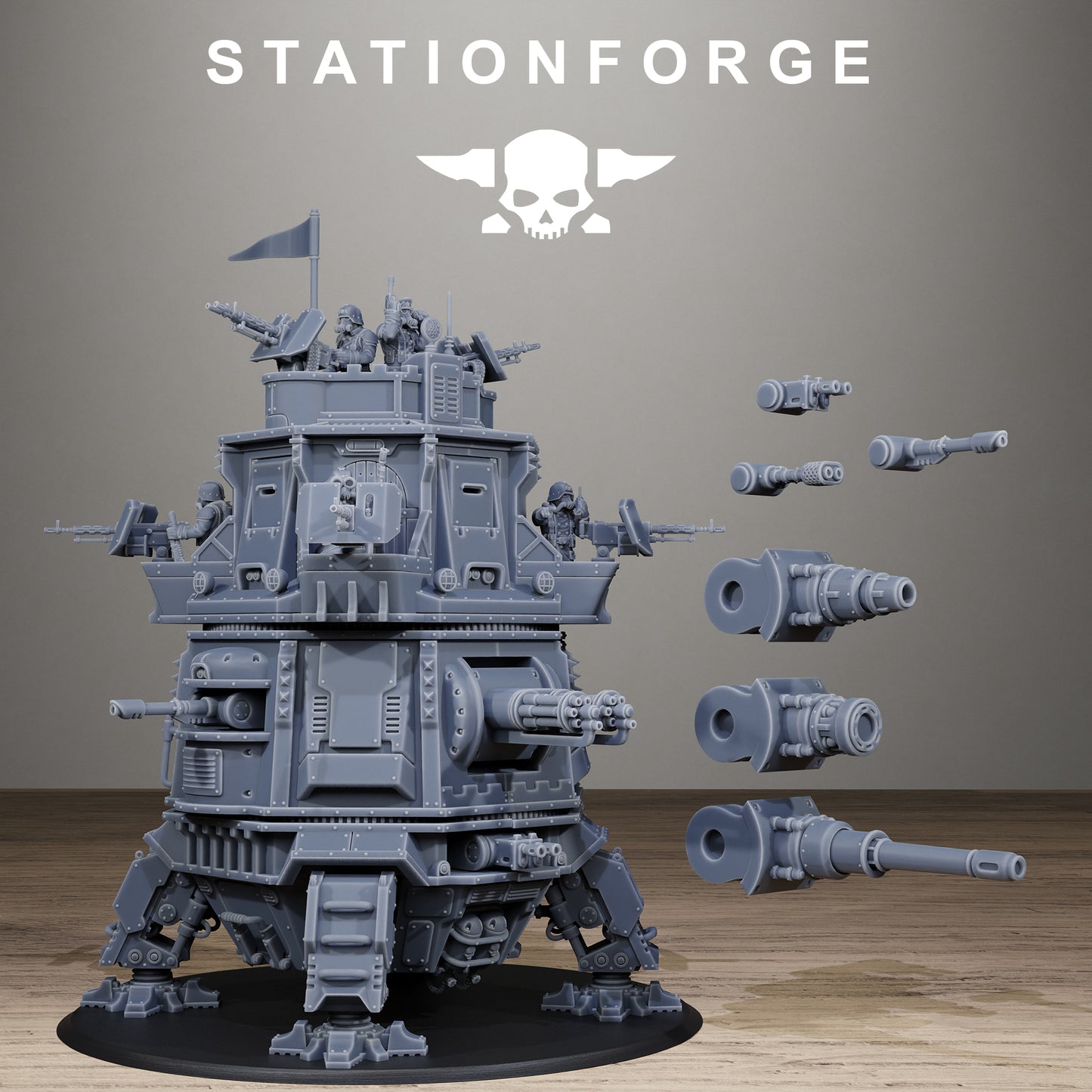 GrimGuard Tower Tank - TTRPG - Wargaming - Grimdark