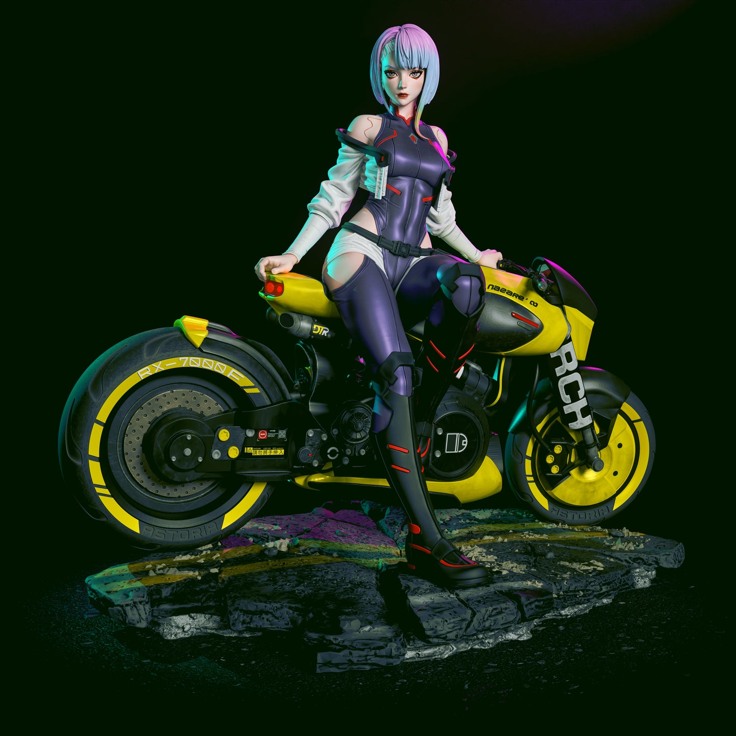 Lucy Sculpture (75mm to 500mm) - Unassembled/Unpainted/3D Print