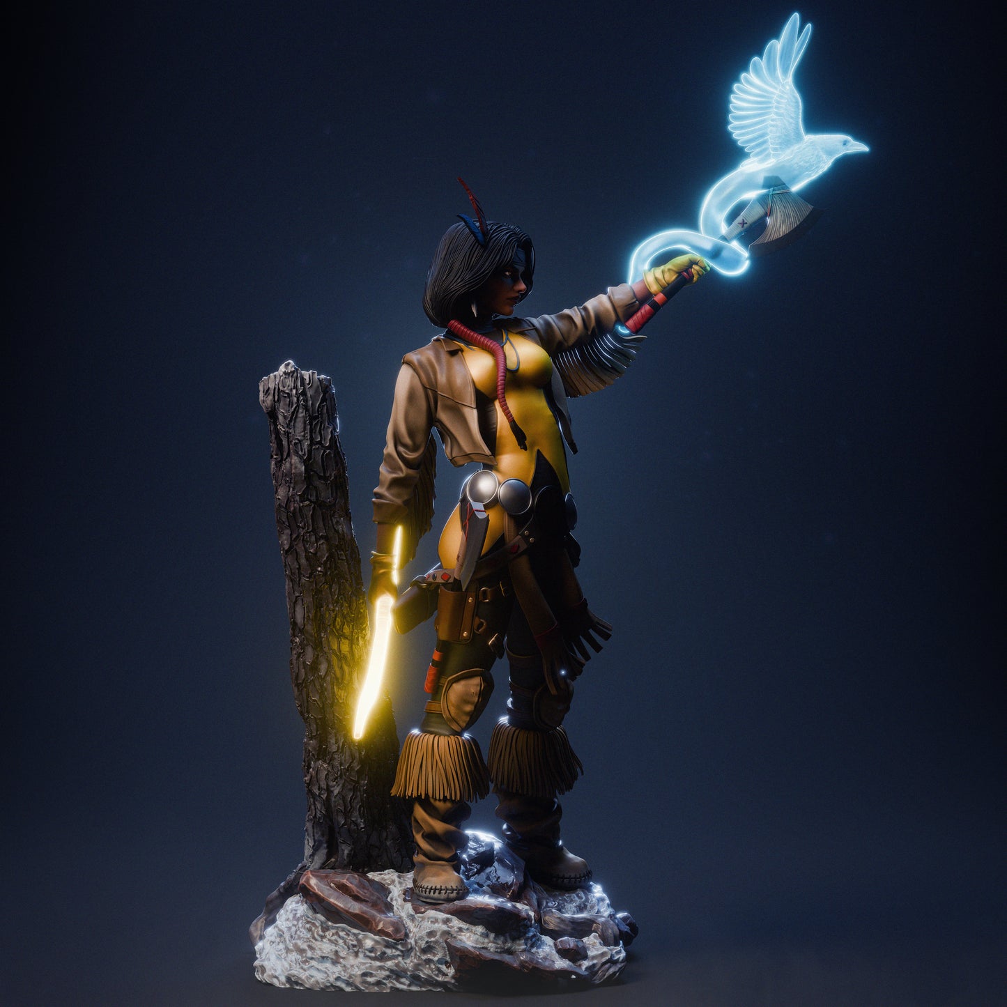 X-Men - Dani Moonstar Mirage Sculpture