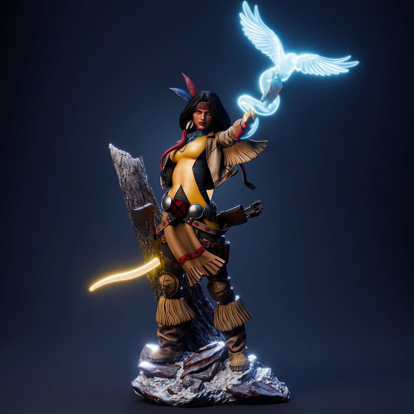 X-Men - Dani Moonstar Mirage Sculpture