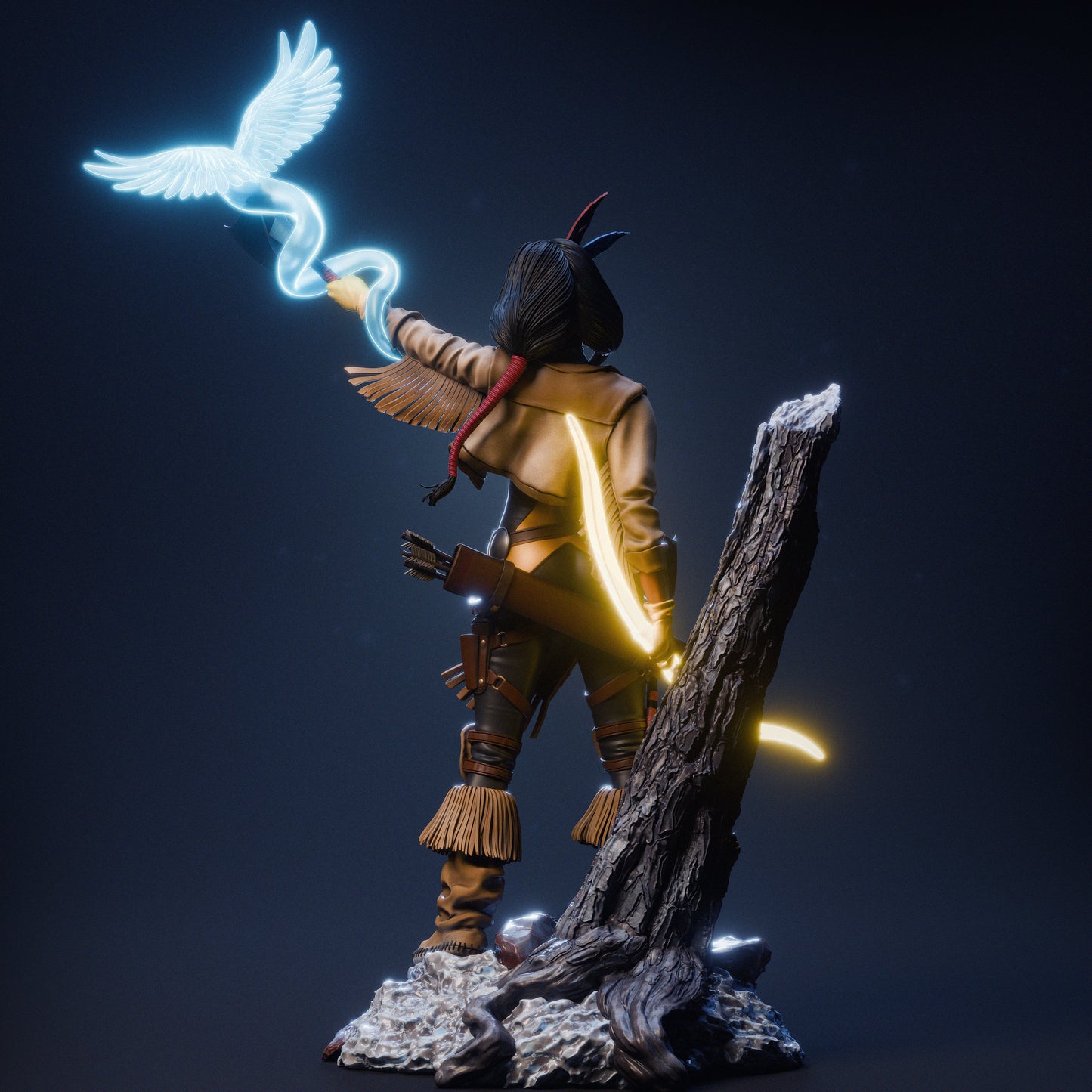 X-Men - Dani Moonstar Mirage Sculpture
