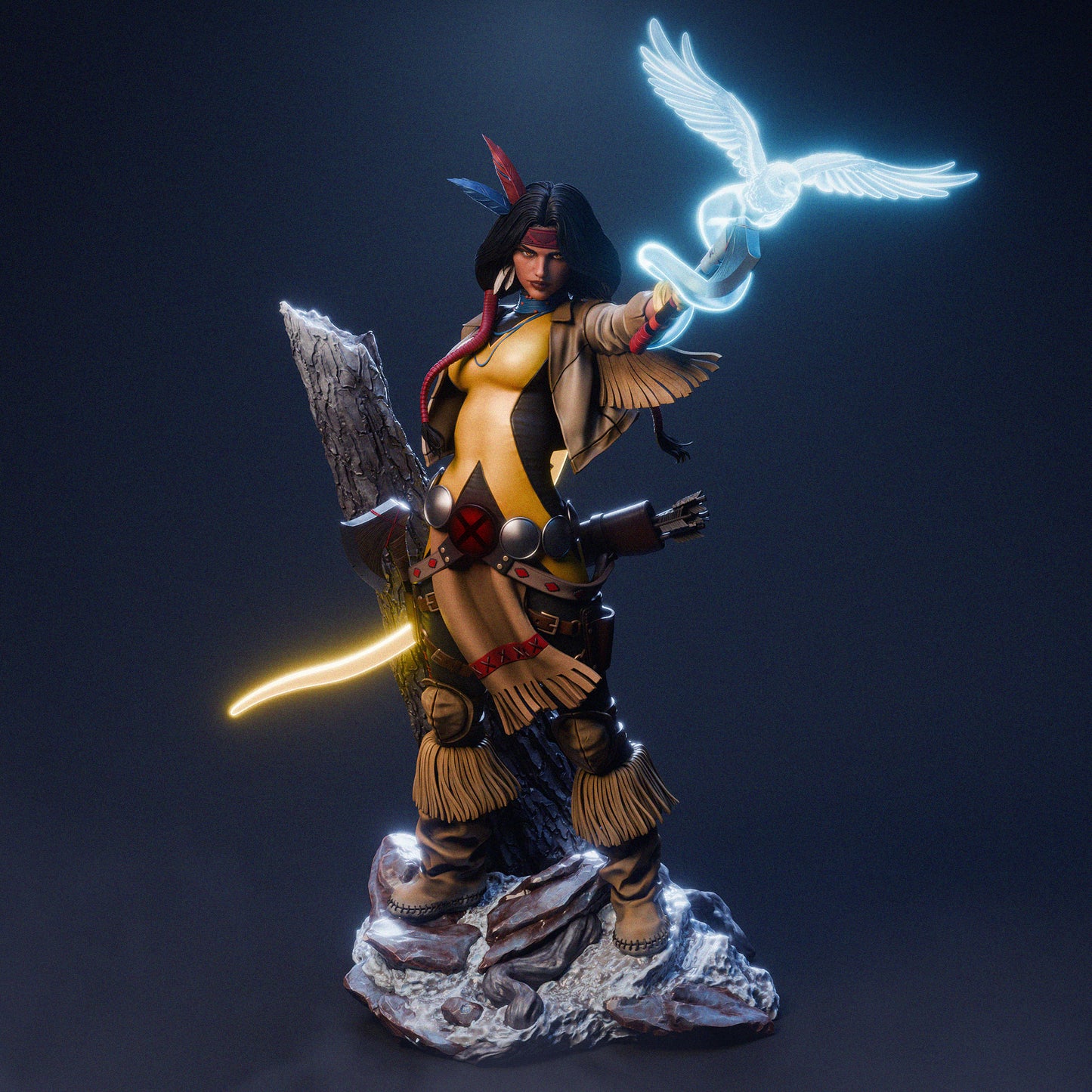 X-Men - Dani Moonstar Mirage Sculpture