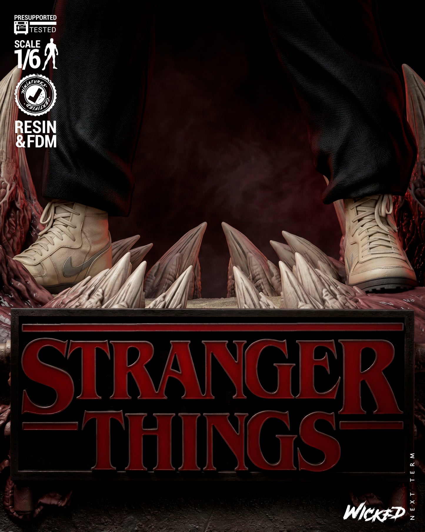 Eleven Sculpture (75mm to 500mm) Stranger Things - Unassembled/Unpainted/3D Print