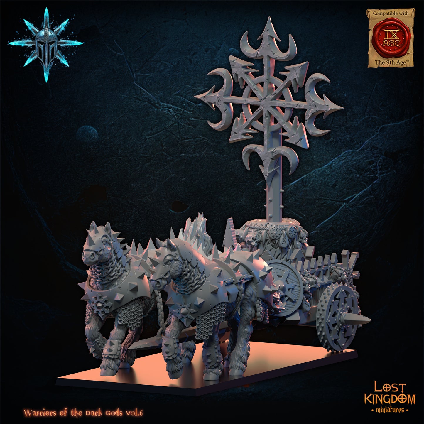 Dark Battleshrine - Warriors of the Dark Gods - Chaos Warrior - TTRPG - Wargaming - Dungeons and Dragons
