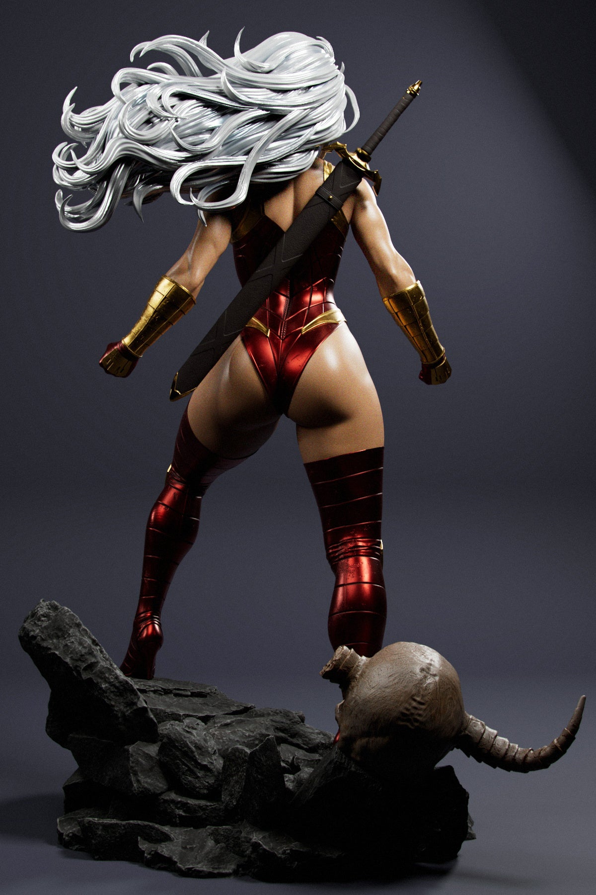 Glory Sculpture (75mm to 500mm) - Unassembled/Unpainted/3D Print
