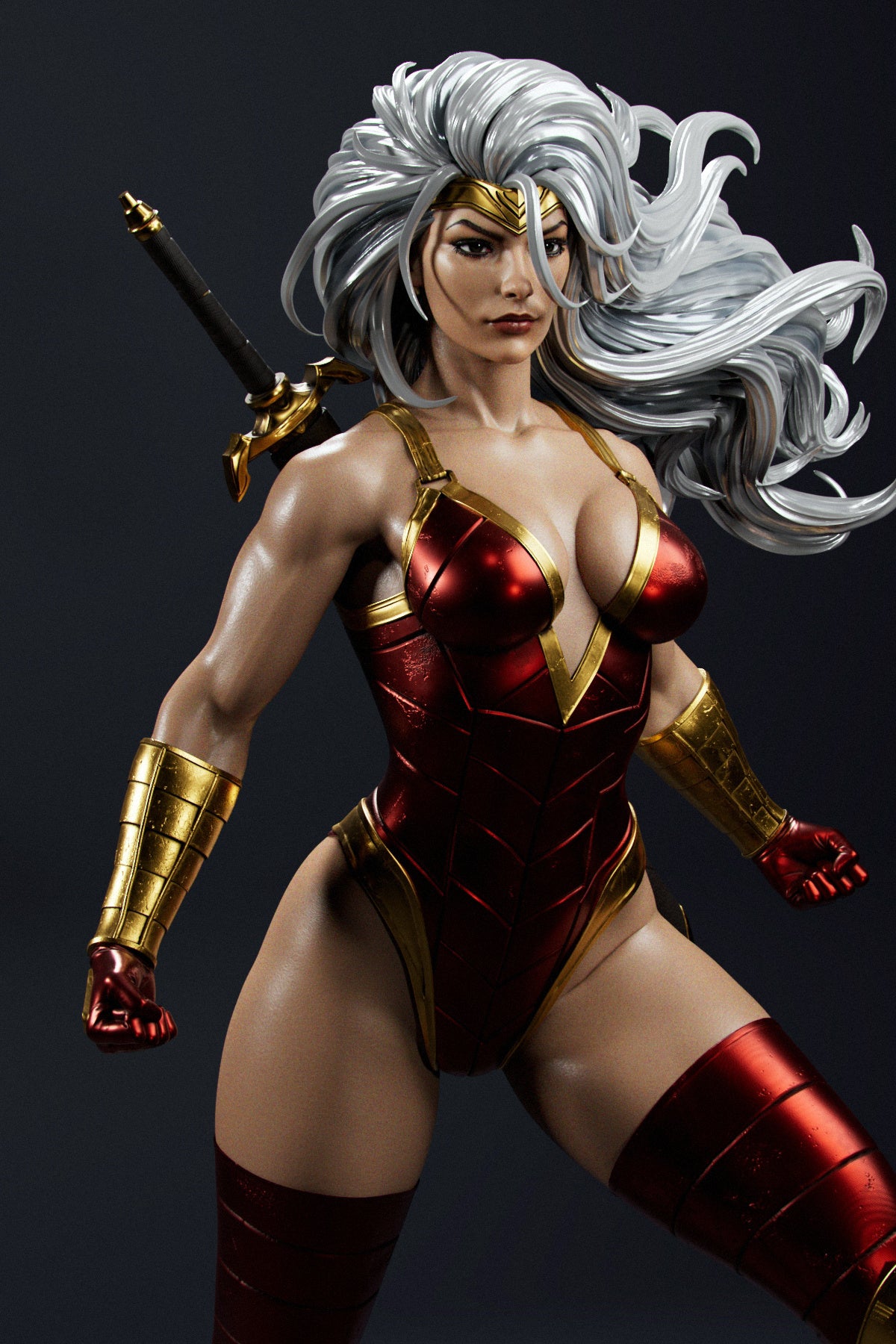 Glory Sculpture (75mm to 500mm) - Unassembled/Unpainted/3D Print