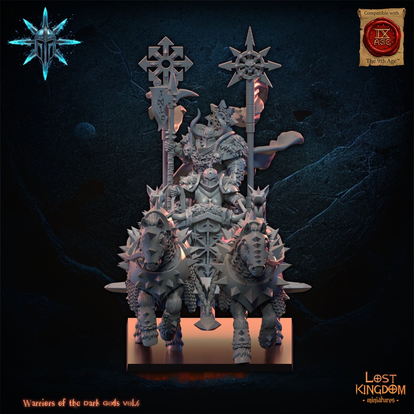 Dark Chariot - Warriors of the Dark Gods - Chaos Warriors - TTRPG - Wargaming - Dungeons and Dragons