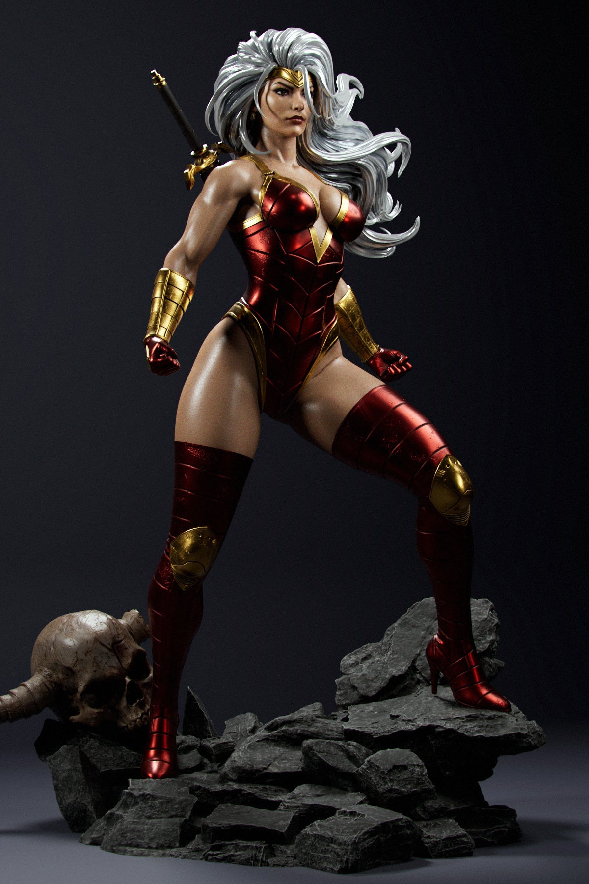 Glory Sculpture (75mm to 500mm) - Unassembled/Unpainted/3D Print