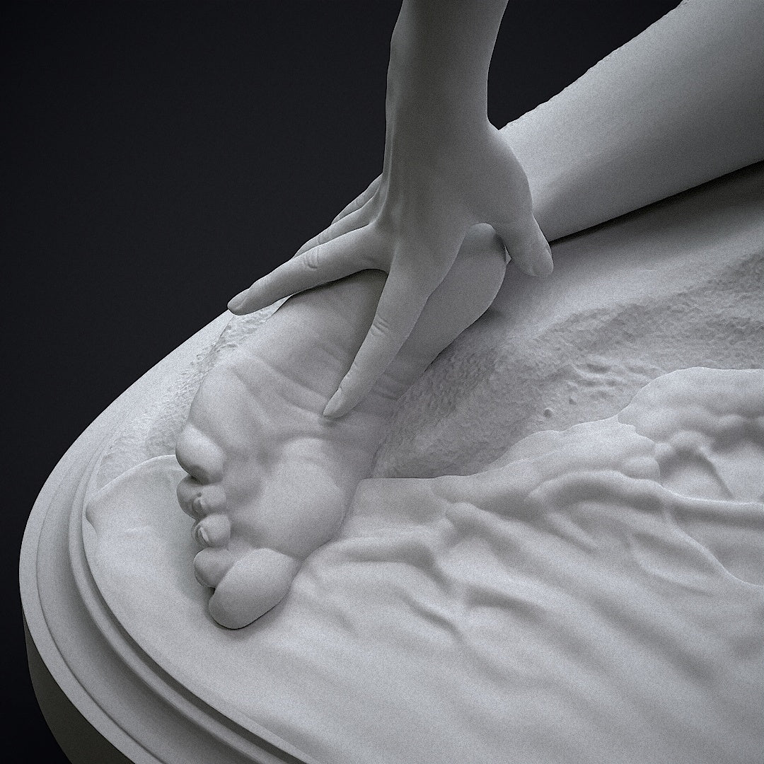 Bettie Page SFW/NSFW Sculpture(75mm to 500mm) - Unassembled/Unpainted/3D Print