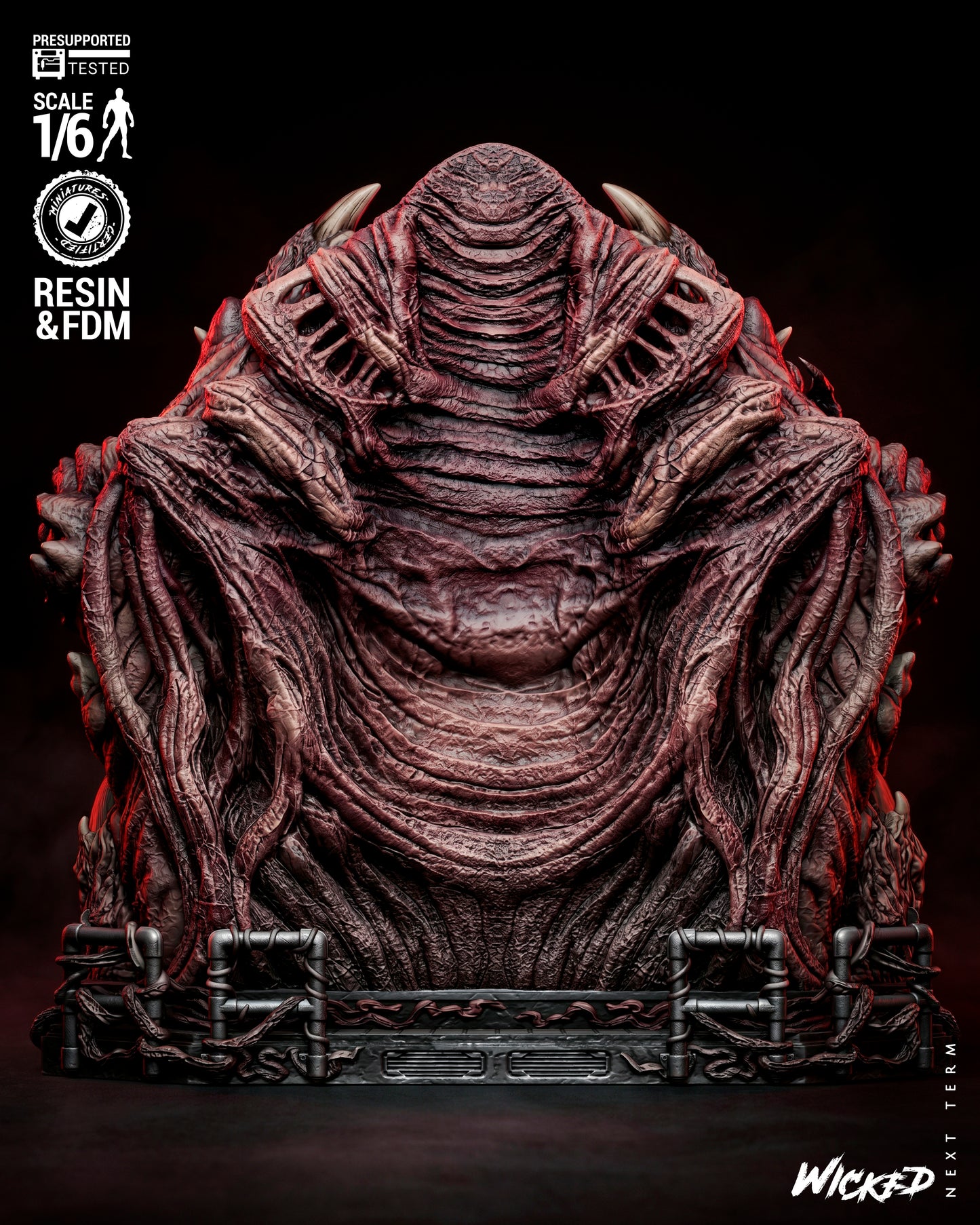 Stranger Things Diorama (75mm to 500mm) Stranger Things - Unassembled/Unpainted/3D Print