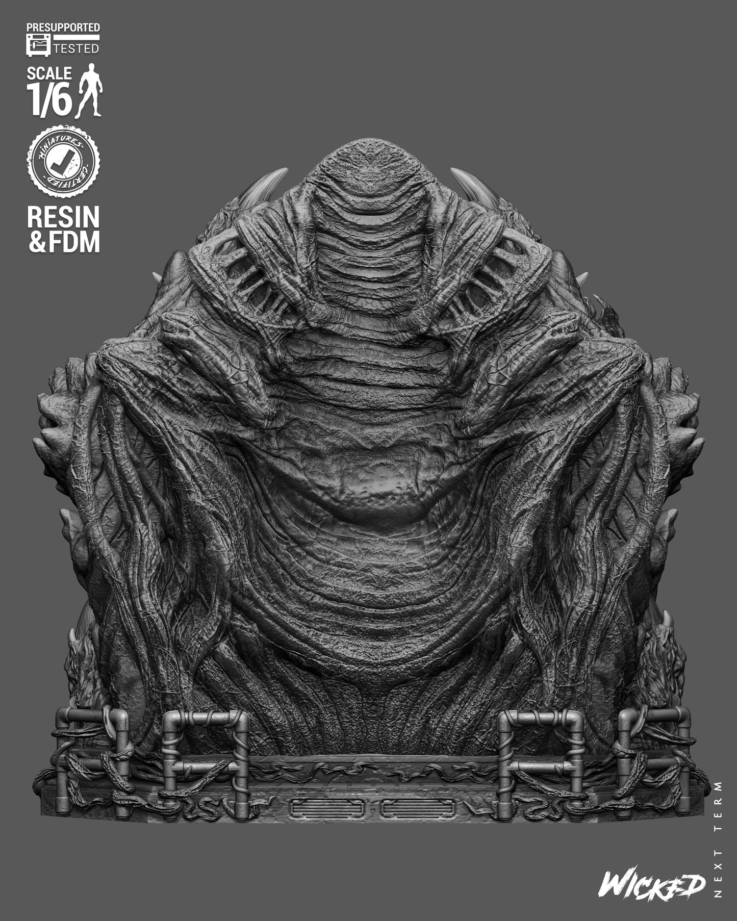 Stranger Things Diorama (75mm to 500mm) Stranger Things - Unassembled/Unpainted/3D Print