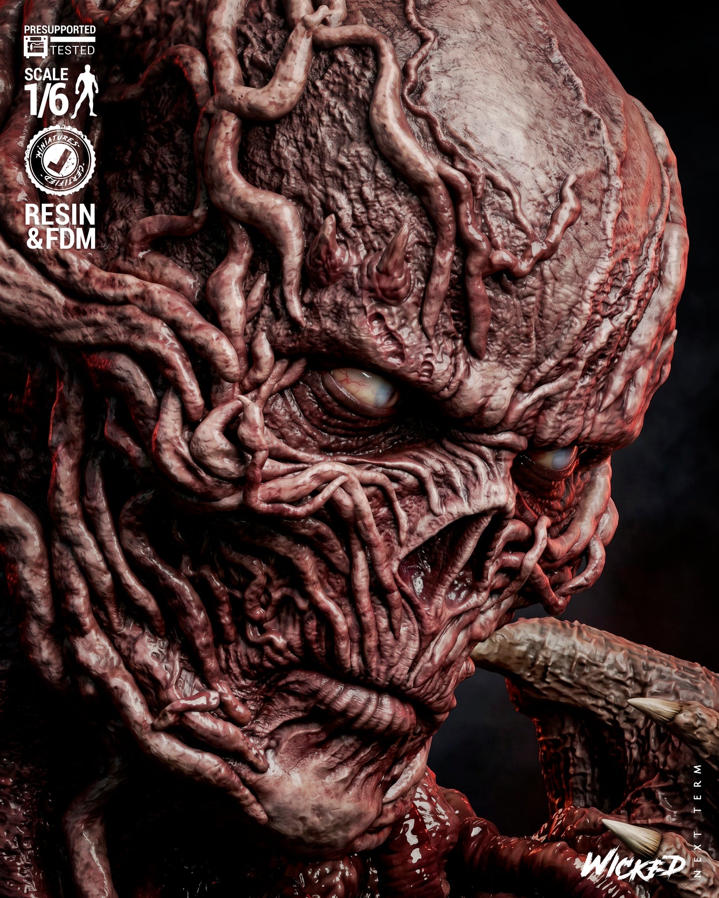 Stranger Things Diorama (75mm to 500mm) Stranger Things - Unassembled/Unpainted/3D Print